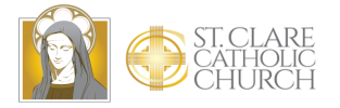 Logo for Saint Clare Catholic Church